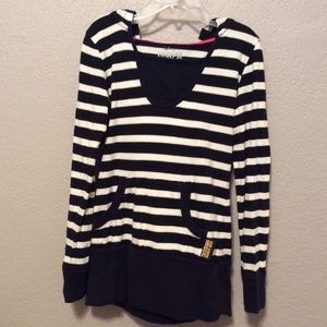 Disney’s High School Musical 3 striped long sleeved hoodie pullover size 10